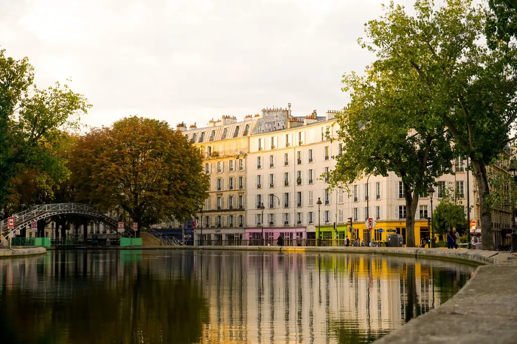 Le canal Saint-Martin et ses passerelles