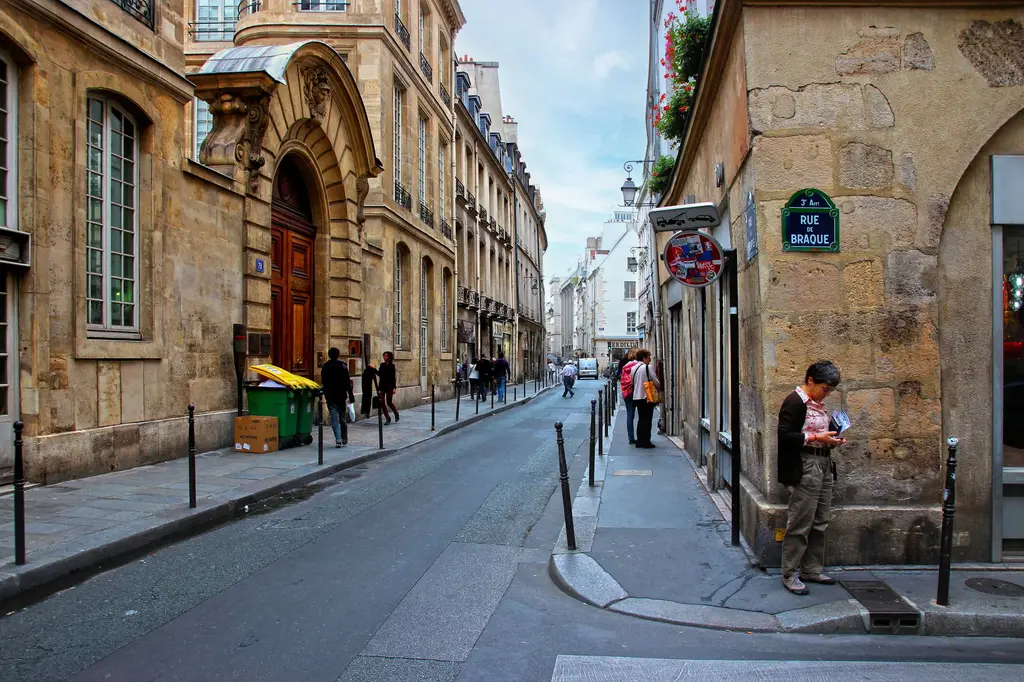 La rue Braque dans le Marais